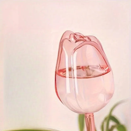 Pink Tulip Watering Balls – Elegant Automatic Irrigation