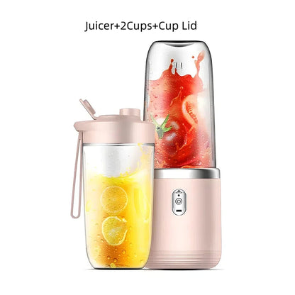 Portable Juice Extractor Cup – 2PCS Mini Blender
