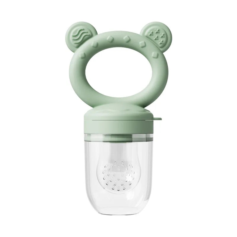 Baby Food Feeder & Freezer Tray – BPA-Free, Safe Self-Feeding for Fruits & Soft Foods