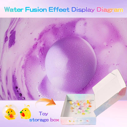 Kids Bath Bombs with Surprise – Natural Set (15/24 Pack)