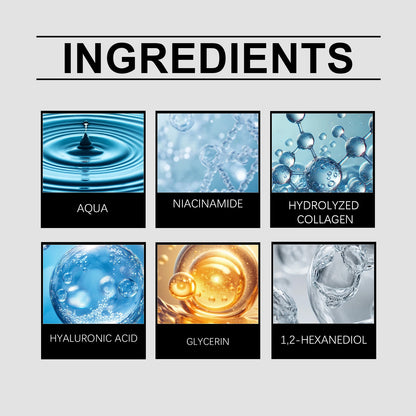 Kit de sérum microneedle de niacinamida – Cuidado de la piel hidratante y reparador