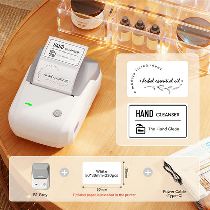 NIIMBOT B1 Portable Bluetooth Label Printer
