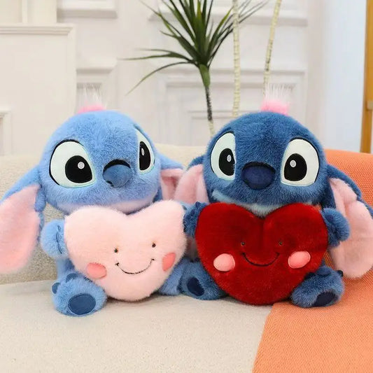 Disney Stitch Heart Plush Toy | Cute Valentine’s Gift Nano Doll