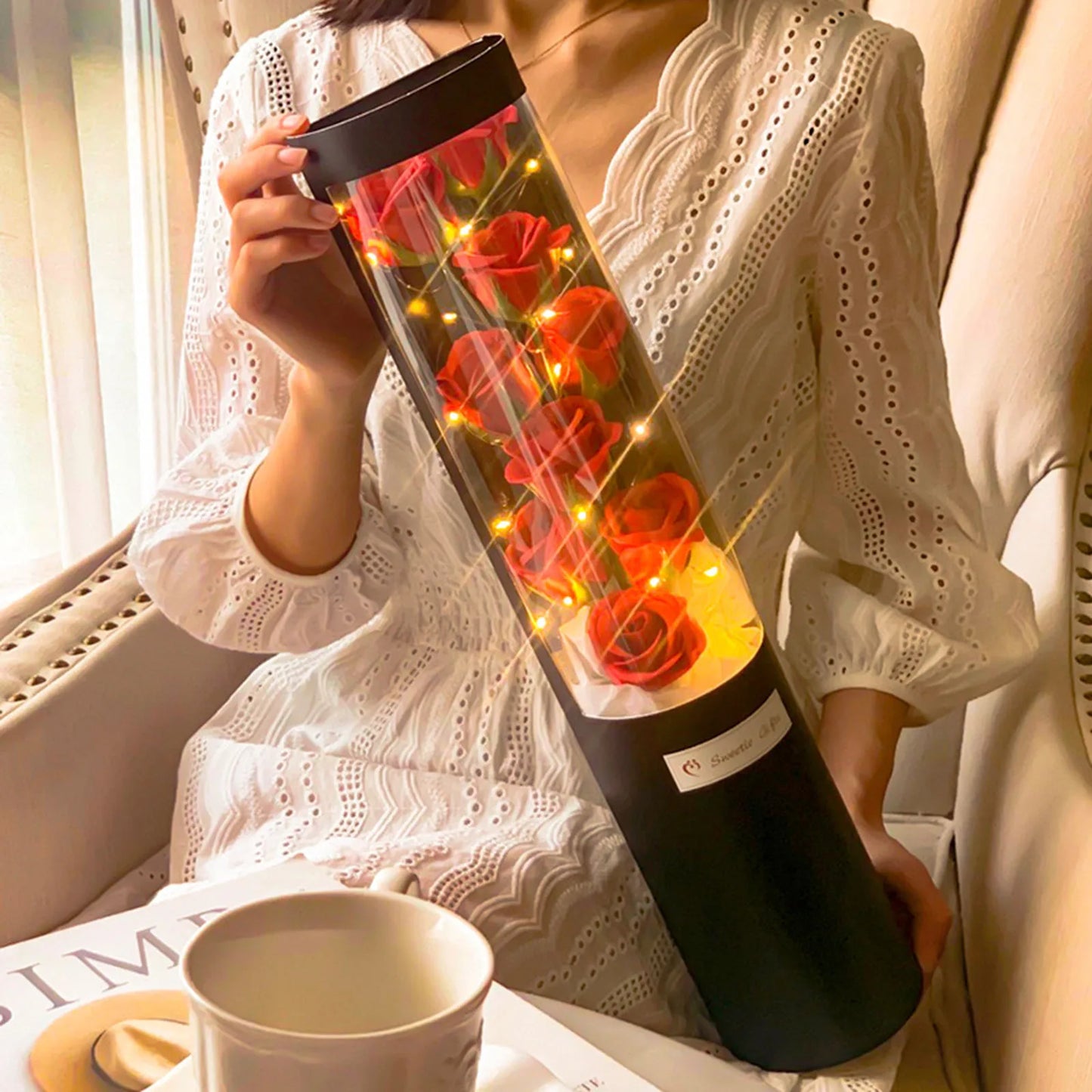 Soap Rose Bouquet with Gift Box