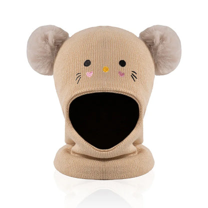 ❄️ CozyPaws™ – Kids’ Knitted Winter Hat with Ear Protection
