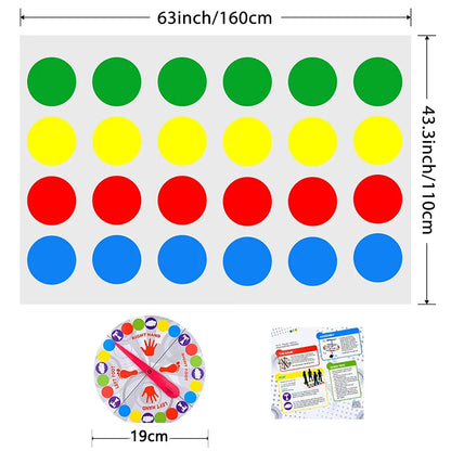 Classic Twister Mat | Indoor Outdoor Fun