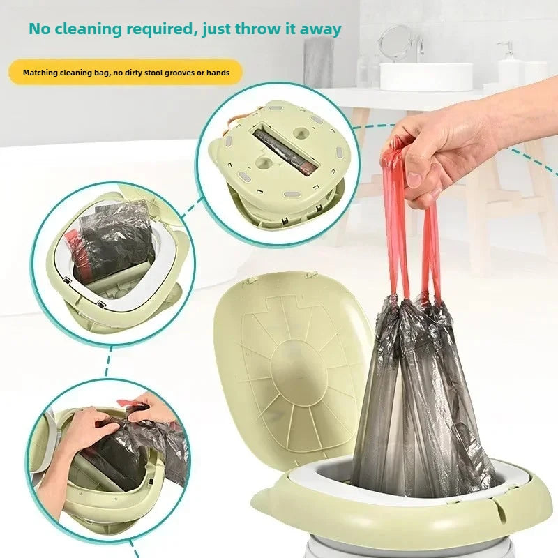 Foldable Children's Travel Potty | Portable Toilet Training Seat with Odour Seal