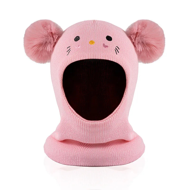 ❄️ CozyPaws™ – Kids’ Knitted Winter Hat with Ear Protection