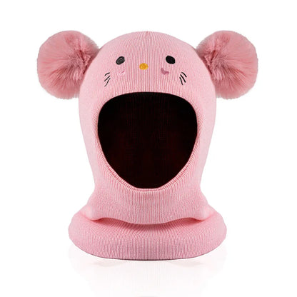 ❄️ CozyPaws™ – Kids’ Knitted Winter Hat with Ear Protection
