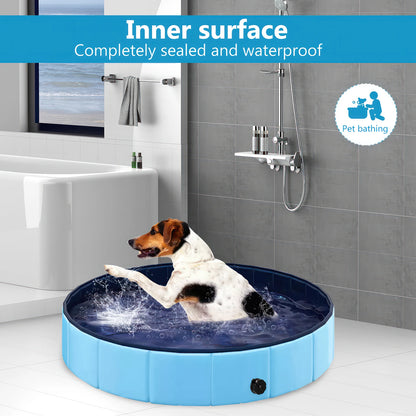Portable Dog Pool™ 🐶 | Foldable Pet Bath Tub