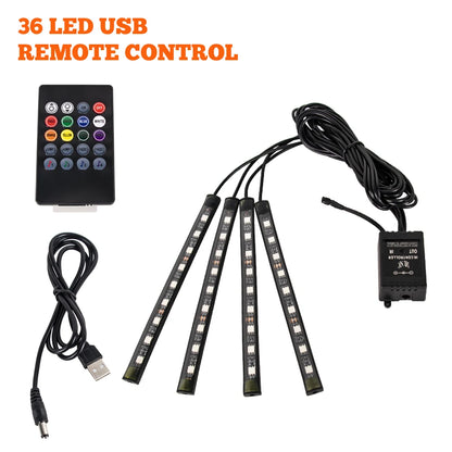 Auto LED Ambient Lighting – Music & App Control