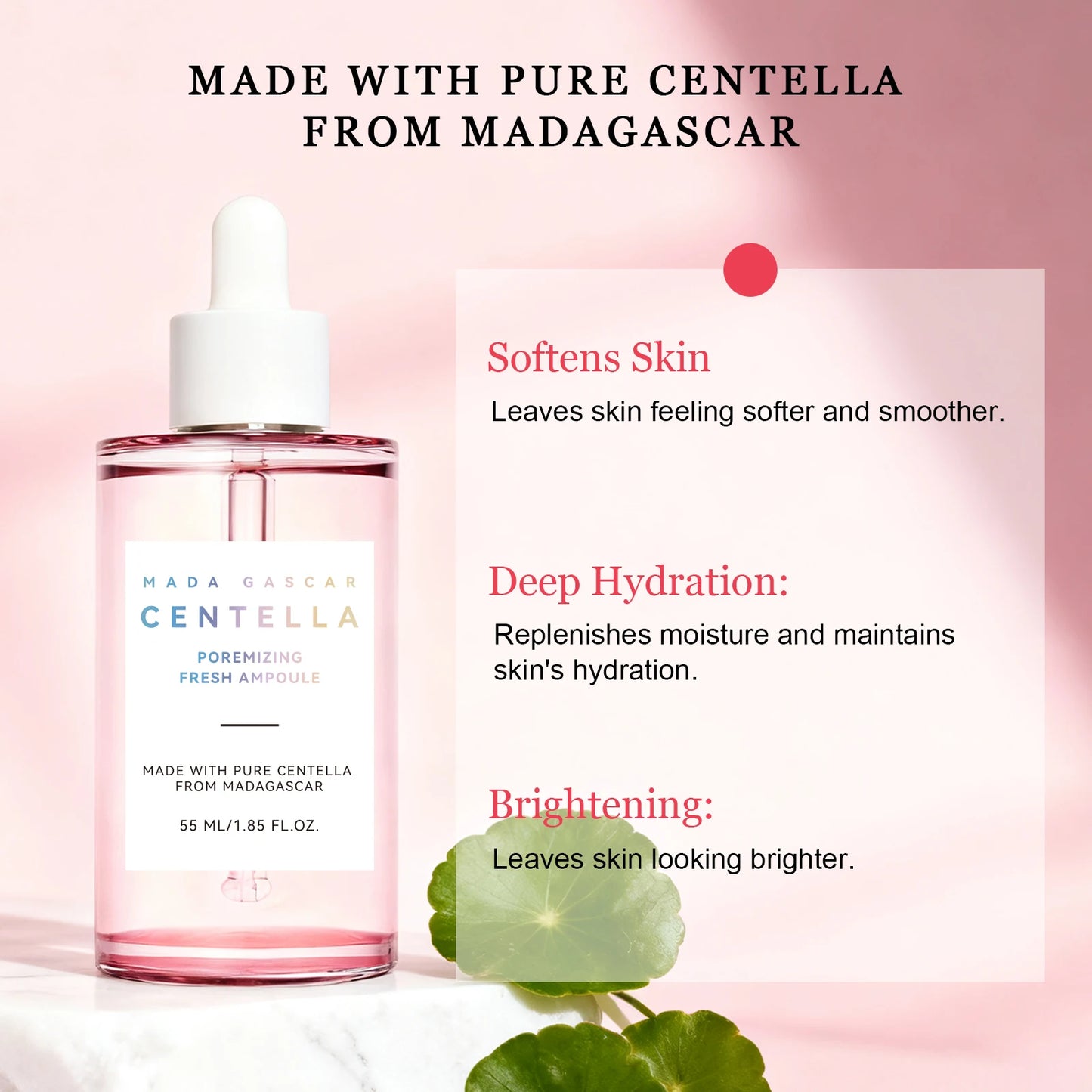 Madagascar Gotu Kola Essence 55ml | Calming Hydrating Serum