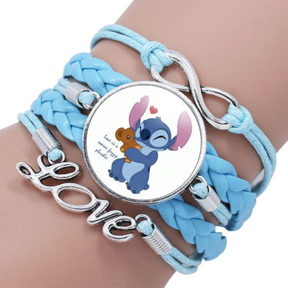 Lilo & Stitch Kawaii Bracelet – Cute Anime Wristband for Kids