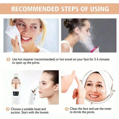 Blackhead Remover Vacuum – Deep Pore Facial Cleanser
