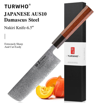 Hand-Forged Damascus Steel Chef Knife – Professional Japanese Kitchen Blade