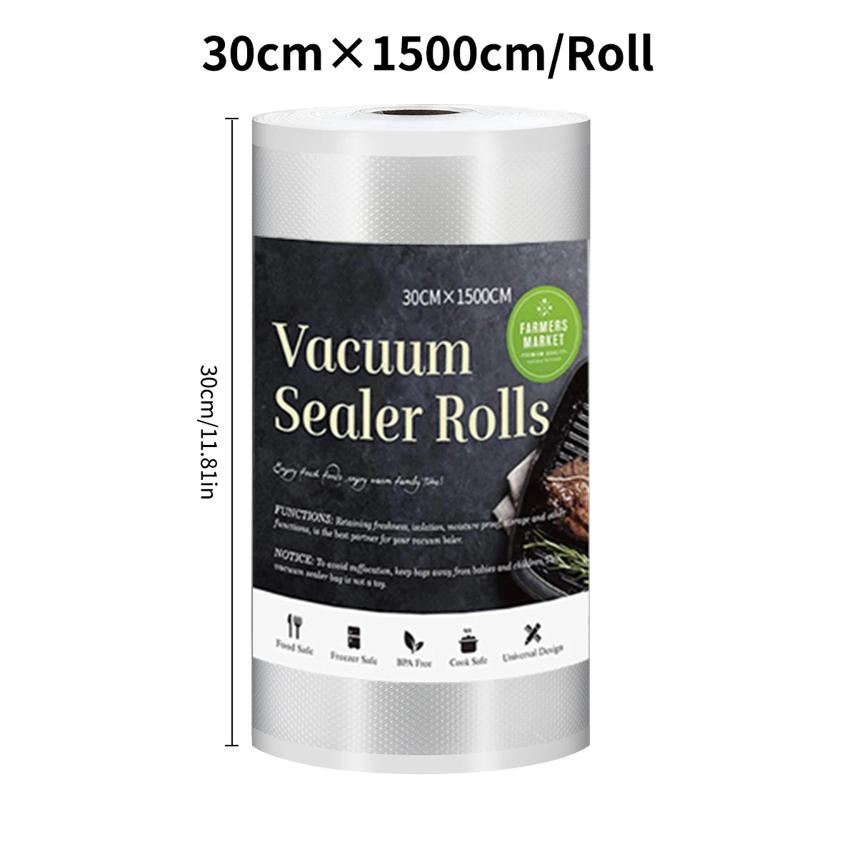 SaengQ Vacuum Sealer Bags Rolls – Food Storage & Sous Vide Vacuum Packaging