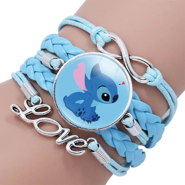 Lilo & Stitch Kawaii Bracelet – Cute Anime Wristband for Kids