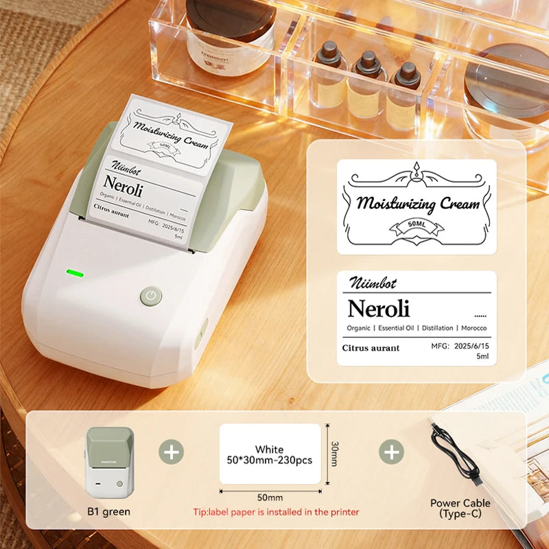 NIIMBOT B1 Portable Bluetooth Label Printer
