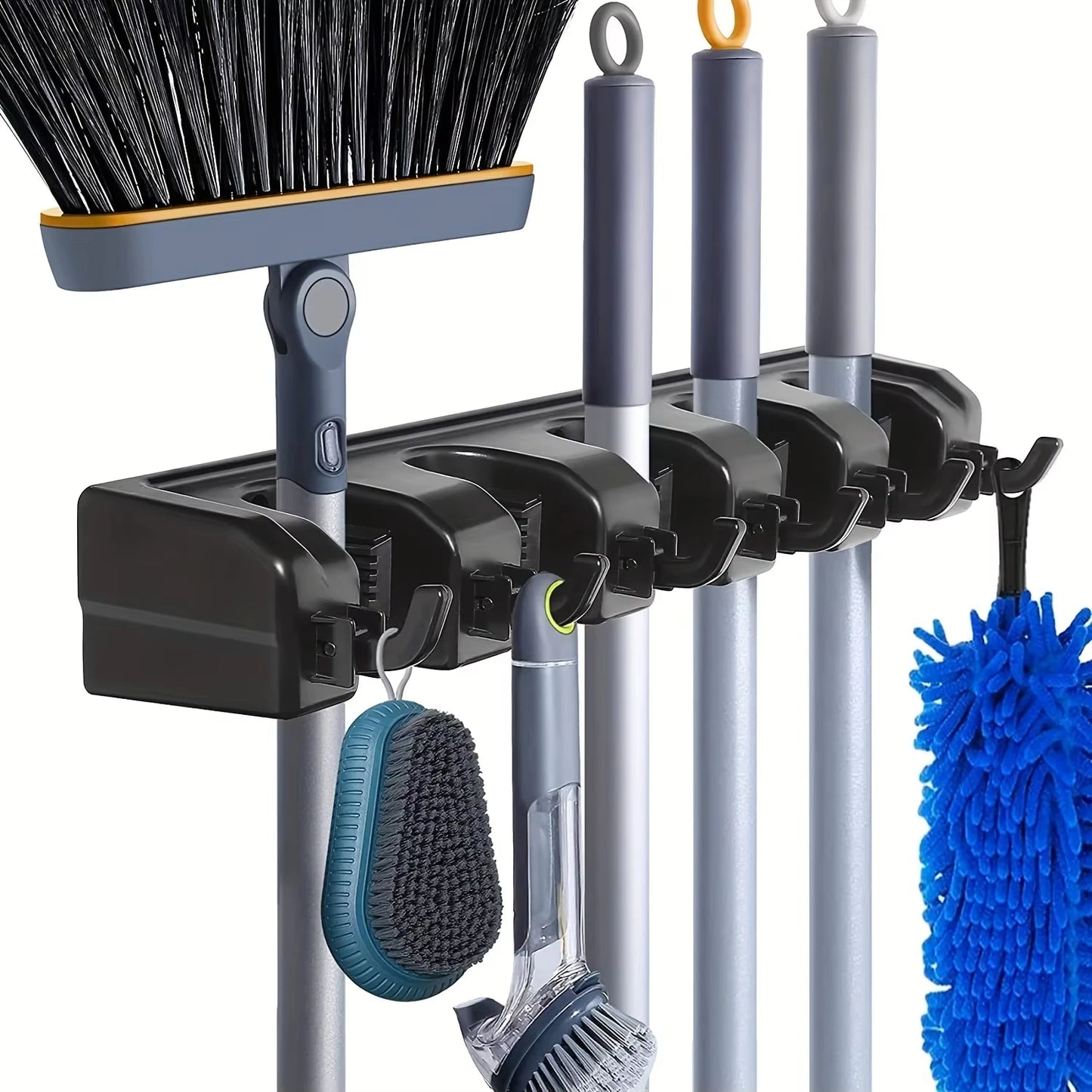 SmartGrip Rack™ | Wall Mounted Mop & Broom Holder