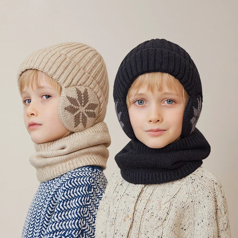 ❄️ WarmSnug™ – Kids’ Winter Hat & Scarf Set