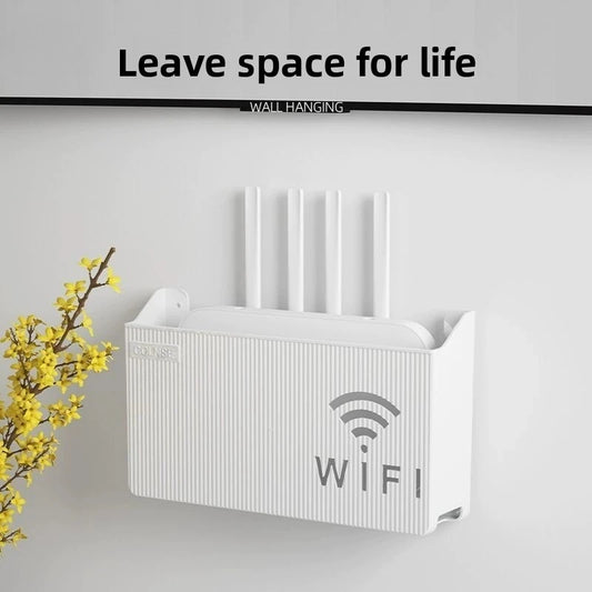 WiFi Router Organiser Box – Modern Wall Shelf