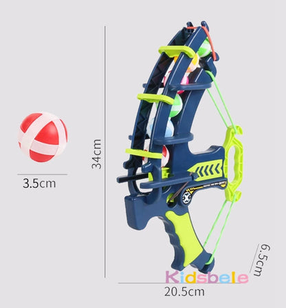 🦖 Dinosaur Sticky Ball Bow Target Dartboard – Educational Toy for Kids