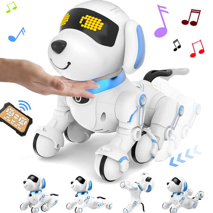 RC Robot Dog Interactive Smart Toy – Programmable, Dancing & Walking