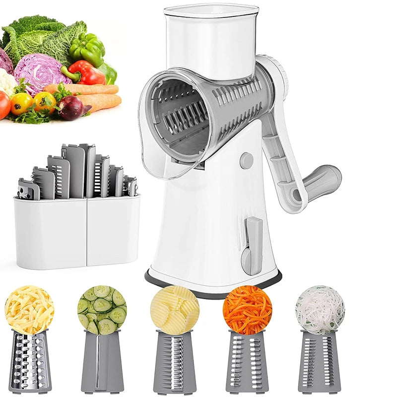 Rotary Vegetable Slicer™ 🥕 | Multi-Function Kitchen Cutter