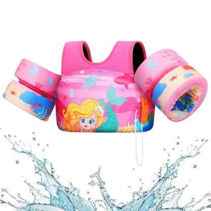 Children’s Swim Vest with Arm Floats for Pool & Beach