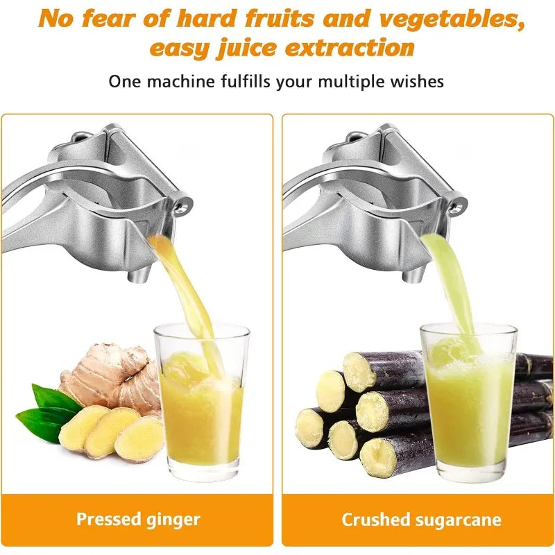 Manual Citrus Juicer – Heavy Duty Fruit Juice Squeezer, Detachable & Easy to Clean