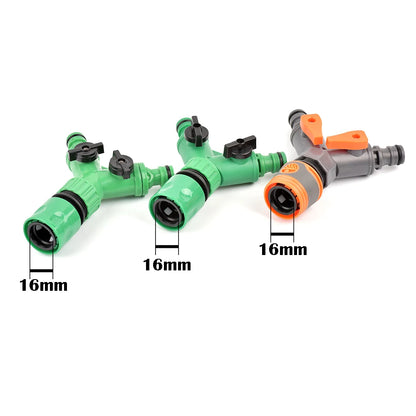 Way Garden Tap Splitter with Adjustable Switch