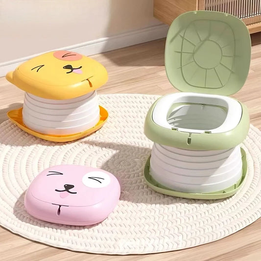 Foldable Children's Travel Potty | Portable Toilet Training Seat with Odour Seal