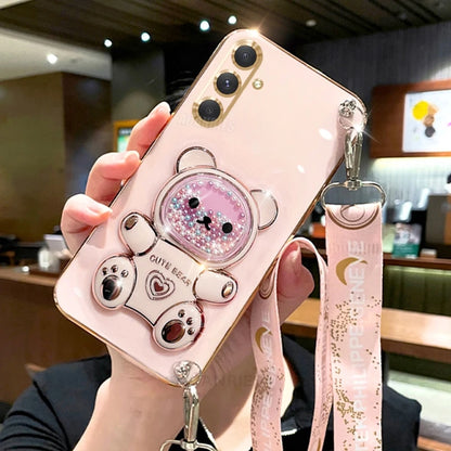 🧸  Bear Crossbody Lanyard Silicone Case