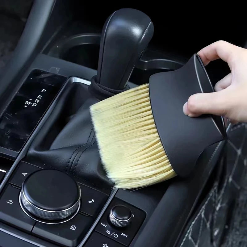 Interior Car Cleaning Brush – Soft Dust Remover for Air Outlets & Corners