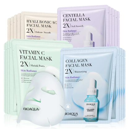 Collagen & Centella Face Masks (20 Pack)