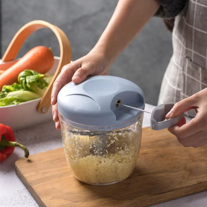 Manual Food Chopper 900ml | Garlic & Vegetable Cutter
