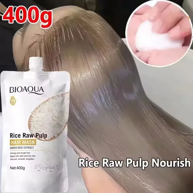 Magical Rice Hair Mask – Smooth, Shiny & Moisturized Hair in Seconds