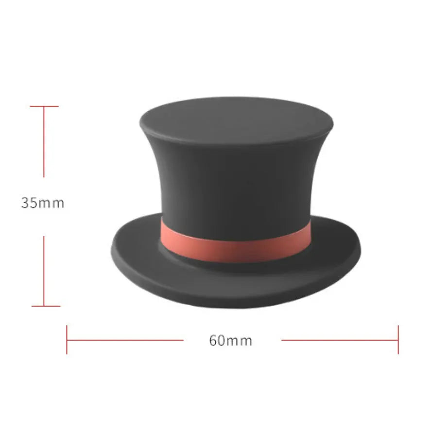 Fun Magic Hat Wine Stopper – Leak-Proof Silicone Bottle Cork