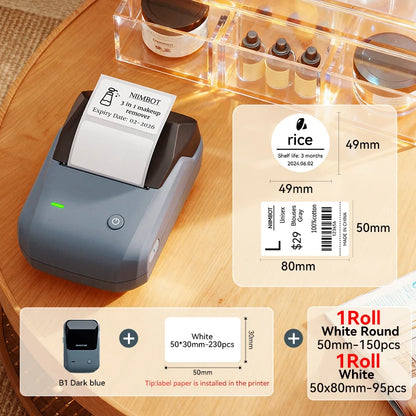 NIIMBOT B1 Portable Bluetooth Label Printer