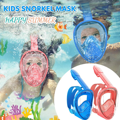 Full Face Snorkel Mask™ 🌊 | 180° Anti-Fog Diving View