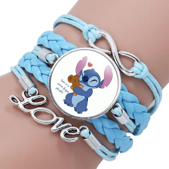Lilo & Stitch Kawaii Bracelet – Cute Anime Wristband for Kids