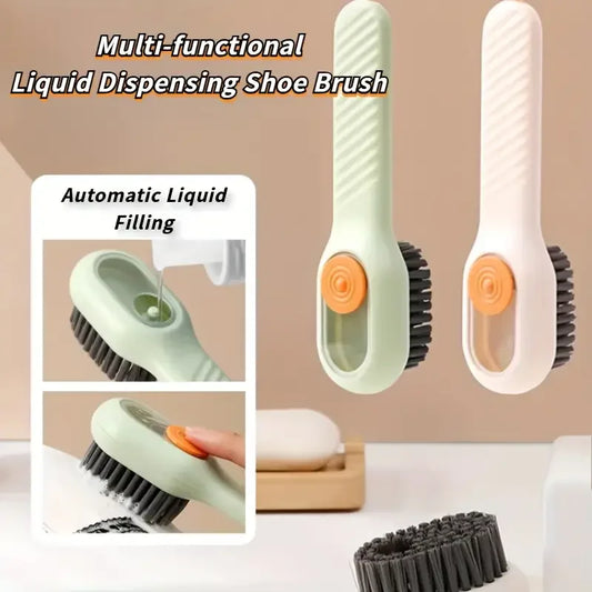 Smart Shoe Cleaning Brush – Fast Cleaning with Built-In Dispenser