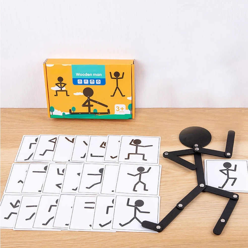 🤸‍♂️ Stick Sporty Men Puzzle Toys – Fun & Active Learning for Kids