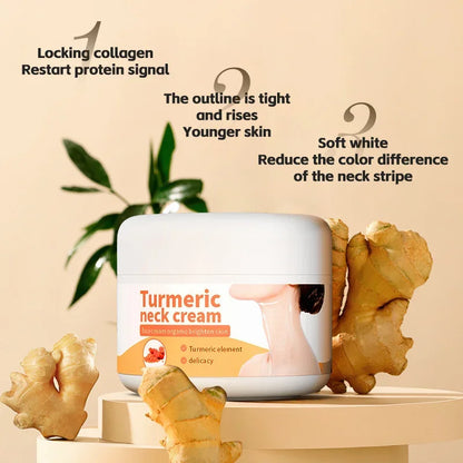 Turmeric Neck Care Cream – Anti-Wrinkle, Hydrating & Firming Beauty Treatment