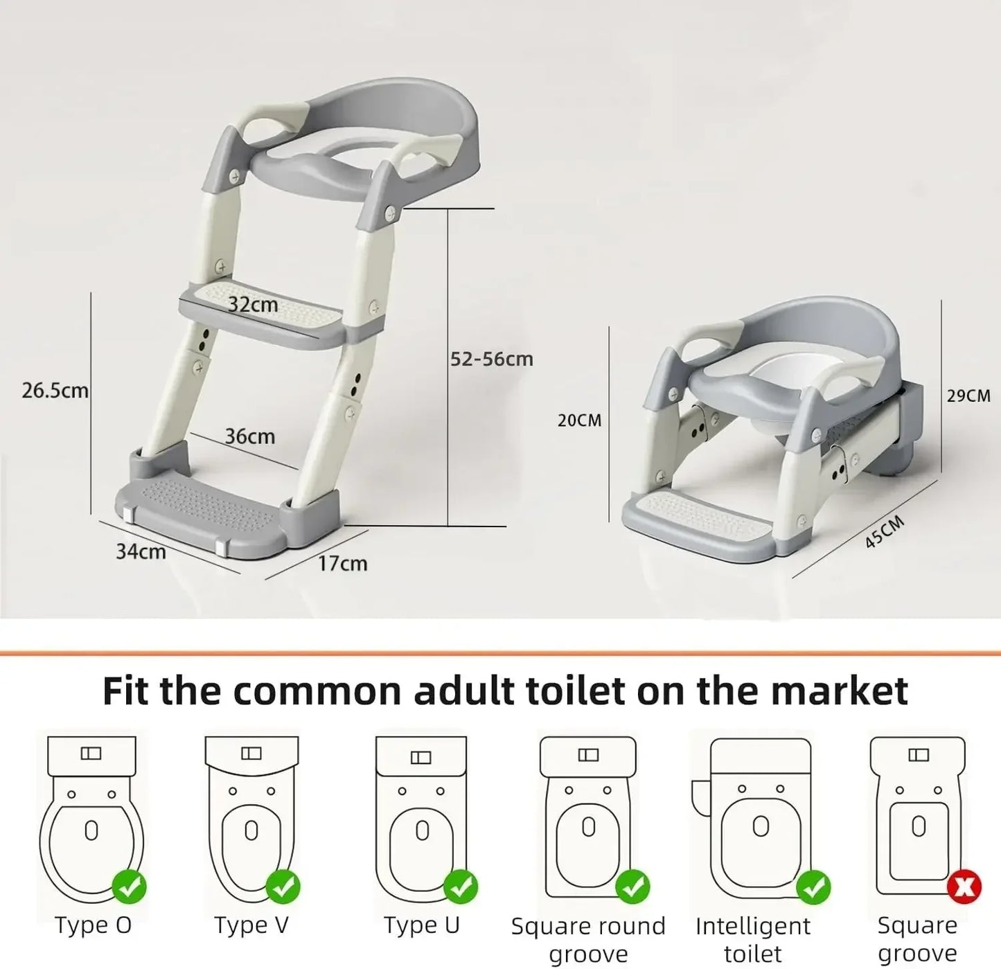 StepPotty 2-in-1 Toddler Toilet Training Seat with Ladder