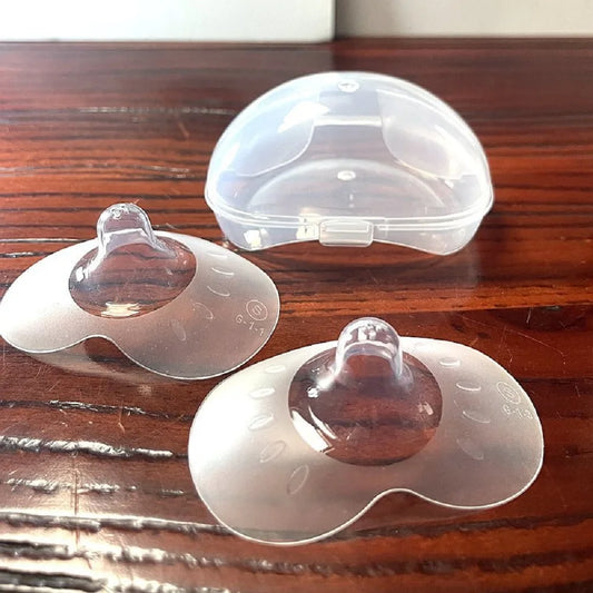 Breastfeeding Nipple Shields 2PCS | Soft Silicone Feeding Cover