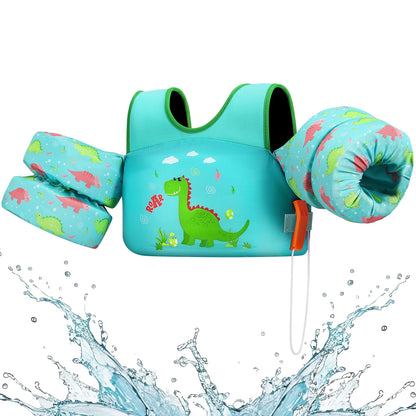Children’s Swim Vest with Arm Floats for Pool & Beach