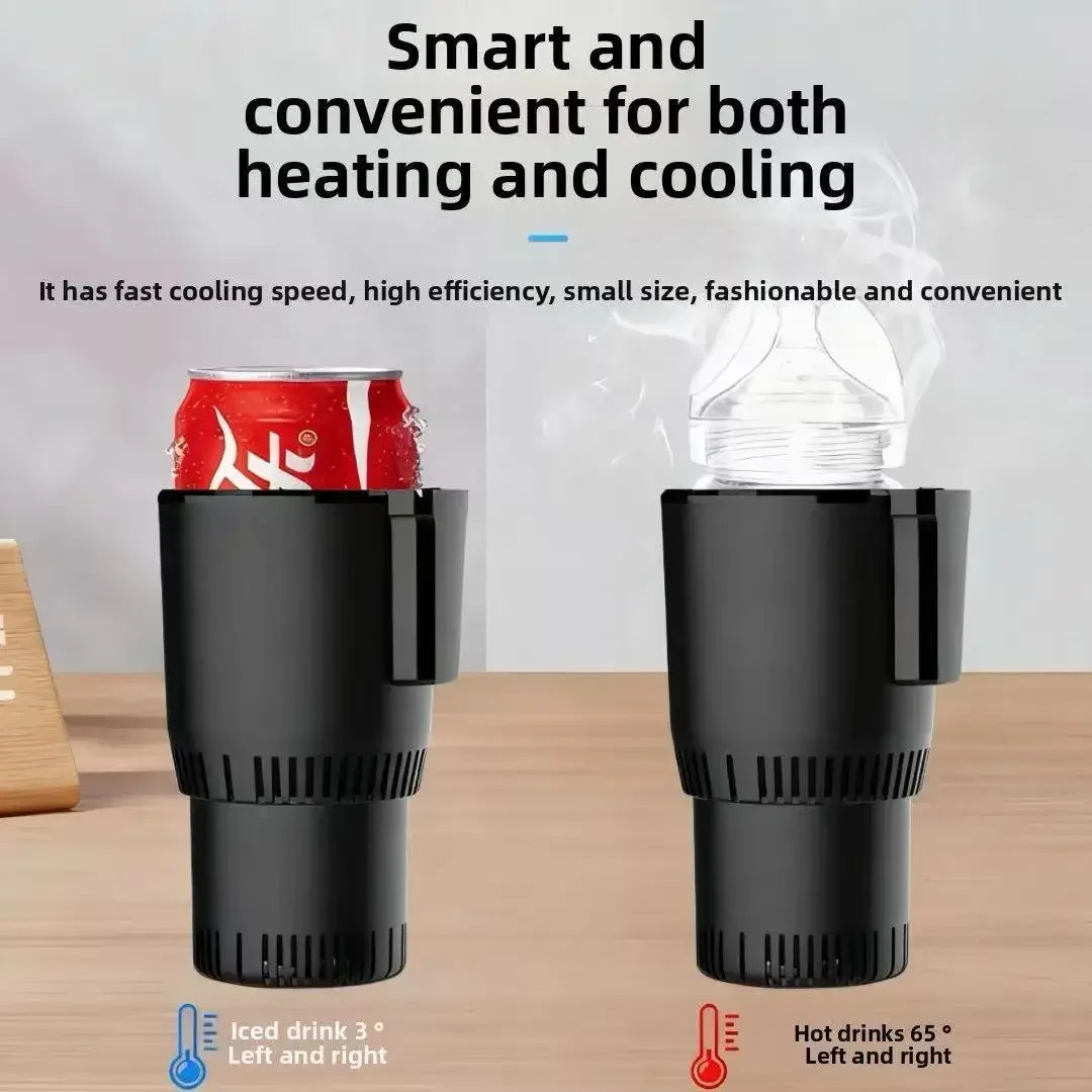 Portable Car Drink Cooler & Heater Mini Fridge