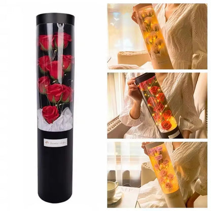 Soap Rose Bouquet with Gift Box