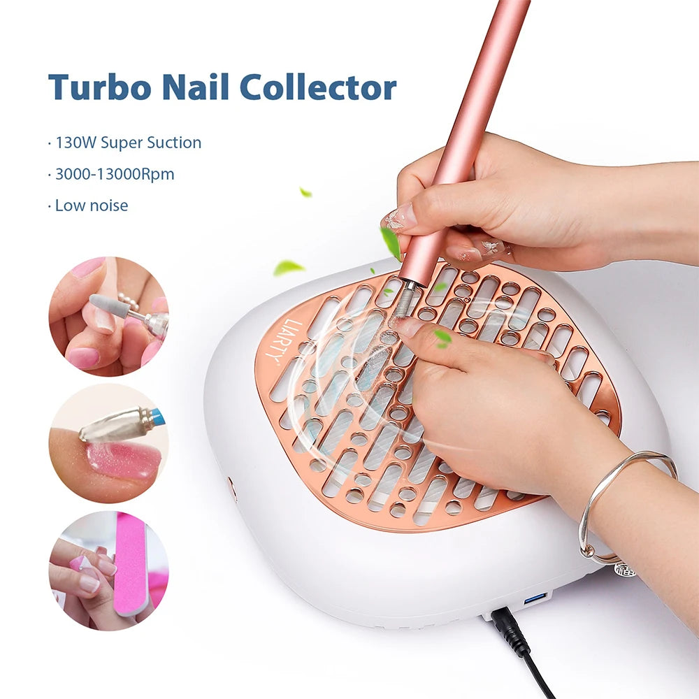 130W Nail Dust Collector – Professional Manicure Vacuum with Filter
